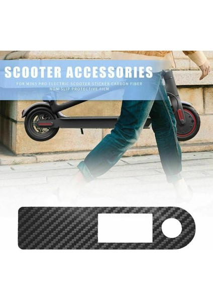 Elektrikli Scooter Sticker Karbon Fiber Su Geçirmez Kaymaz Koruyucu Film Xiaomi Mijia M365 Pro Scooter Aksesuarları Için (Yurt Dışından) indirimleri
