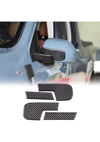 Ford Maverick 2022 2023 Aksesuarları Için Dikiz Aynası Trim Koruyucu Trim Süslü Çıkartmalar - Yumuşak Karbon Fiber (Yurt Dışından) fiyatları