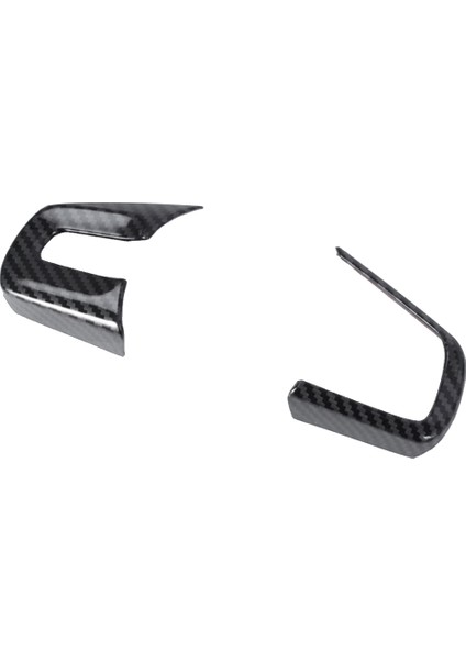 Karbon Fiber Direksiyon Yan Düğme Dekorasyon Trim Dekor Etiket Honda Fıt Jazz 2021 Için (Yurt Dışından)