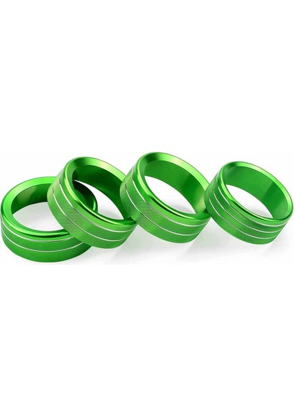 Iklim Ses Düğmeleri Halka Klima Far Anahtarı Trim Kapağı Jeep Wrangler Jl Gladiator Jt 2018-2021, Yeşil (Yurt Dışından)