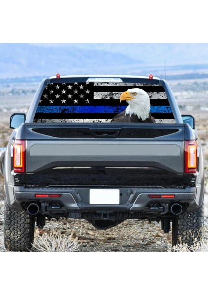 A157 Kamyon Suv Kamyonet 3D Arka Cam Sticker Güneşlik Dekoru Arka Cam Poster 165 x 56CM / 65 x 22 Inç (Yurt Dışından) modelleri