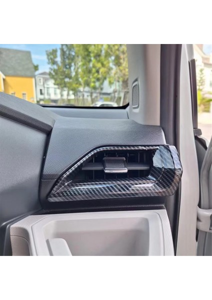 Toyota Veloz 2022-2024 Karbon Fiber Araba Orta Gösterge Paneli Yan Hava Çıkış Kapağı Döşeme Iç Aksesuarlar (Yurt Dışından)