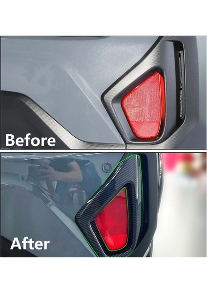 Subaru Crosstrek 2023 2024 Için Araç Arka Sis Lambası Aydınlatma Koruması Trim Aksesuarları Abs Karbon Fiber (Yurt Dışından) fırsatları