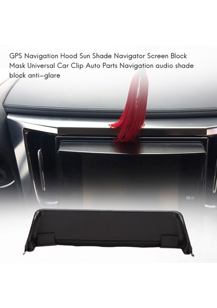 Gps Navigasyon Hood Güneş Gölge Navigator Ekran Blok Maskesi Evrensel Araba Klip Otomobil Parçaları Navigasyon Ses Gölge Bloğu Parlama Önleyici (Yurt Dışından) fırsatları