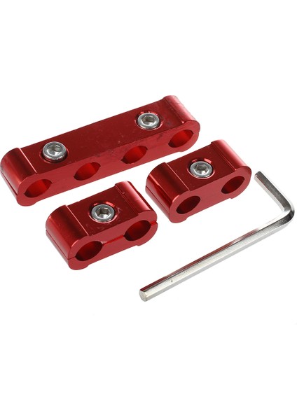 3 Adet Motor Buji Telleri Ayırıcı Bölücü Kelepçe Kiti Için 8mm 9mm 10MM Kırmızı (Yurt Dışından) fiyatları