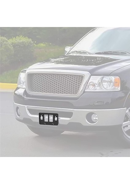 Ford F150 2006 2007 2008 Için Ön Plaka Çerçevesi, Ön Tampon Plaka Tutucusu Kapağı 6L3Z-17A385-AAA (Yurt Dışından) indirimleri