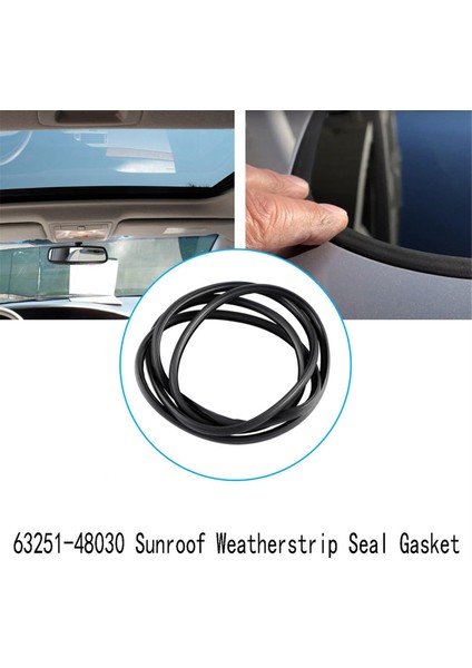 63251-48030 Tavan Penceresi Hava Şeridi Contası Toyota Avalon Camry Highlander Rav4 Tacoma Lexus ES300H RX350 Için (Yurt Dışından) modelleri