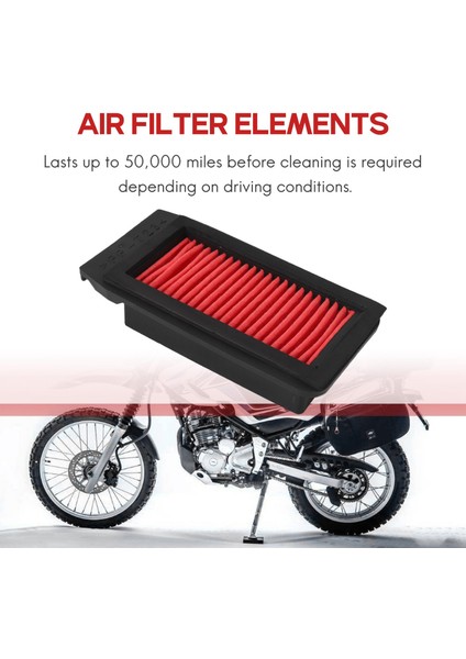 Hava Filtresi Motosiklet Motoru Filtresi Emme Yamaha XT250 Sihirbaz 250 Serow 2005-2017 XG250 Trıcker 2004-2010 (Yurt Dışından) modelleri