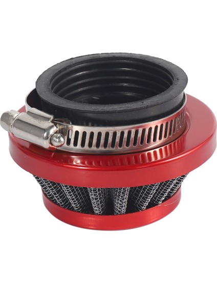 44MM Hava Filtresi 47CC 49CC 2 Zamanlı Süper Çocuk Motosikleti Yükseltme Kiti Mini Dirt Bike Atv Quad Alüminyum Hava Filtresi Seti Kırmızı (Yurt Dışından)