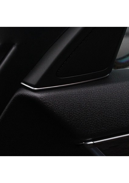 2 Adet Kapı Tweeter Yuvası Fiş Çıkartmalar F10 F11-BMW 5 Serisi 2011-2013 Abs Krom Kapı Hoparlör Çerçevesi (Yurt Dışından)