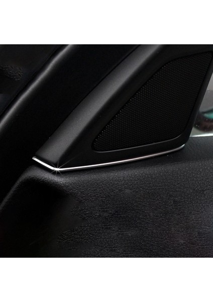 2 Adet Kapı Tweeter Yuvası Fiş Çıkartmalar F10 F11-BMW 5 Serisi 2011-2013 Abs Krom Kapı Hoparlör Çerçevesi (Yurt Dışından)