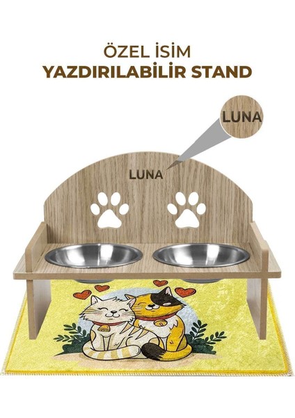 Gri Keçe Kedi ve Köpek Evi Yatağı-Mama Kabı 2 Kaseli Kedi-Köpek Suluk,mamalık Paspas Seti fırsatları