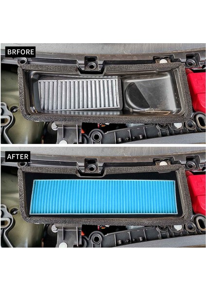 Tesla Model 3 2021 Hava Filtresi Aksesuarları Harici Için Araç Klima Giriş Filtresi Değişimi (Yurt Dışından) indirimleri