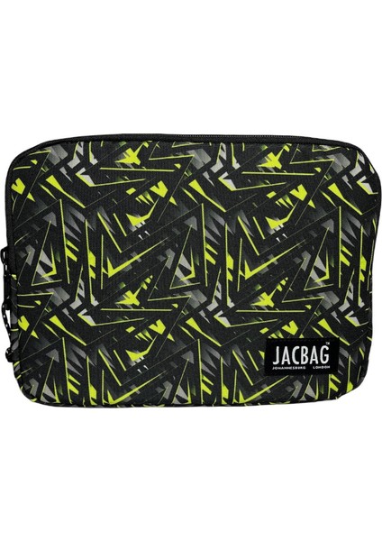 Sarı Geometrik Unisex Çocuk Tablet Çantası/kılıfı (Suya Dayanıklı Malzeme)