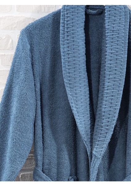 Pamuklu Şal Yaka Unisex Tek Parça Bornoz fiyatları