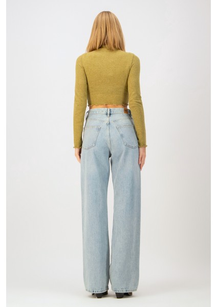 Karla Tall Straight Fit Açık Indigo Kadın Jean Pantolon modelleri