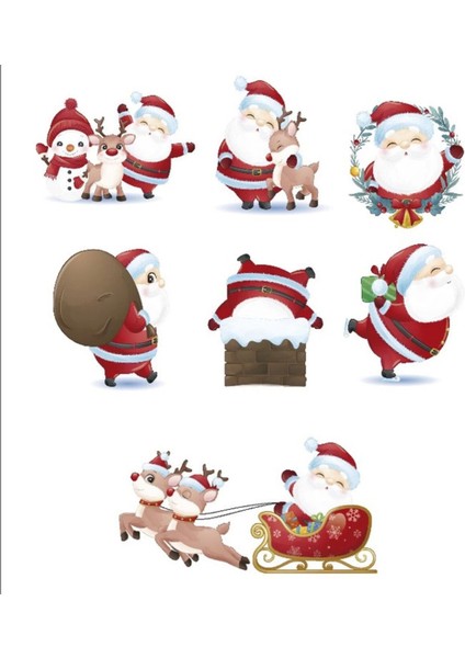 Noel Baba Sticker Set 4