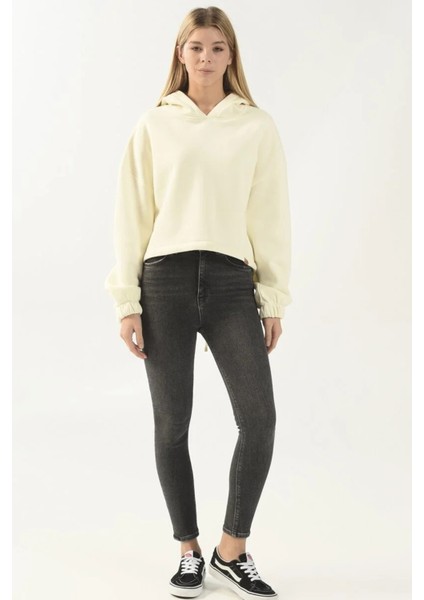 Skinny Fit Ekstra Esnek Anstrasit Kadın Jean Pantolon