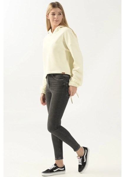 Skinny Fit Ekstra Esnek Anstrasit Kadın Jean Pantolon
