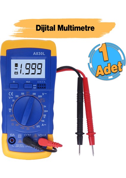 Dijital Multimeter Pens Amper Metre Dijital Pensampermetre Voltaj Dc Alternatif Akım Ölçme Ölçüm