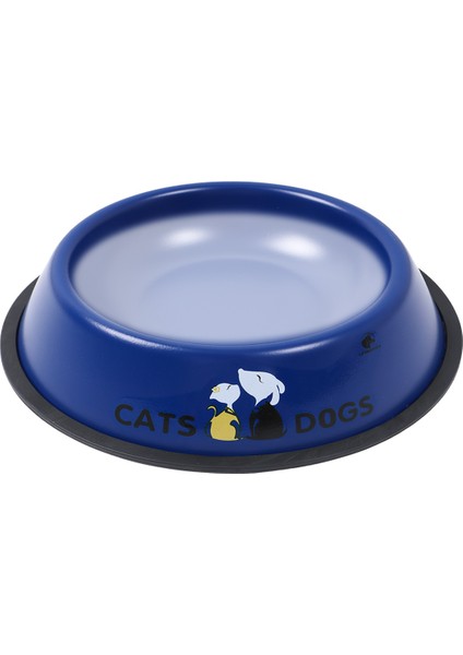 Renkli Metal Mama Kabı, Kedi Köpek Mama Su Kabı 18 cm