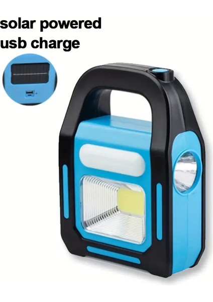 Güneş Enerjili Işıldak ve Powerbank Özellikli Kamp Lambası/ 3 Işık Modu, Outdoor ve Güç Kesintileri Için Ideal