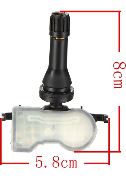 1 Adet Araba Tpms Lastik Basıncı Izleme Sistemi Sensörü 433 Mhz Dodge Dart Chrysler 68193586AC 68252493AB 68105280AF (Yurt Dışından)