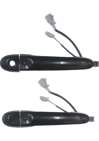 Çift Ön Kapı Kolu Anahtarsız Giriş 82644-1FA5A 80640-1FA5B Nissan Juke Için F15 2010-2019 Araba Endüktif Dış Kol (Yurt Dışından)