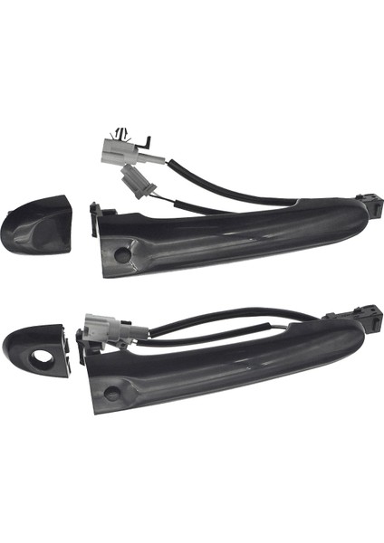 Çift Ön Kapı Kolu Anahtarsız Giriş 82644-1FA5A 80640-1FA5B Nissan Juke Için F15 2010-2019 Araba Endüktif Dış Kol (Yurt Dışından)