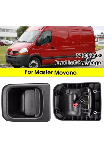 Ön Dış Dış Kapı Kolu Sol Taraf N/s 7700352488 Vauxhall Movano/renault Master Mascott Nissan Interstar Için (Yurt Dışından) fiyatları