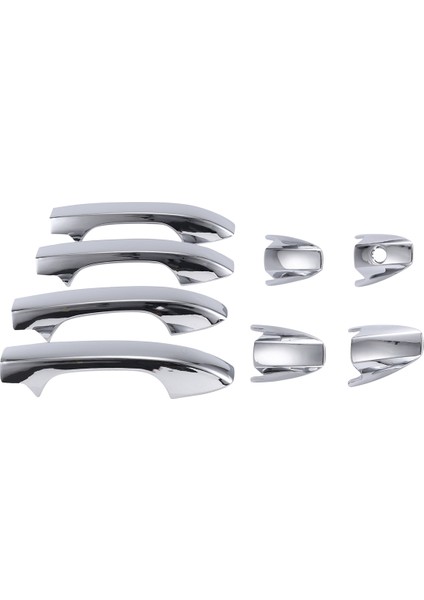 Adet Gümüş Araba Kapı Kulp Kılıfı Trim Yakalama Kap Çıkartmalar Dış Kapı Kulp Kılıfı Honda Cr-V 2007-2011 (Yurt Dışından)