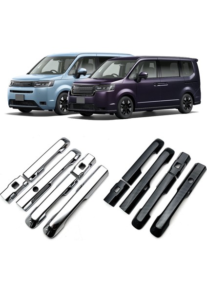 Honda Stepwgn Rp Serisi 2023 Abs Krom Kapı Kulp Kılıfı Trim Dekoratör Etiket Dış Aksesuarlar (Yurt Dışından)