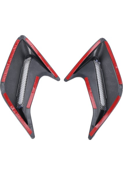 Adet Abs Plastik Araba Yan Havalandırma Hava Akışı Çamurluk Emme Etiket Köpekbalığı Solungaçları Yan Havalandırma Etiket Araba Simülasyon Yan Delikleri Dekoratif (Yurt Dışından) fırsatları