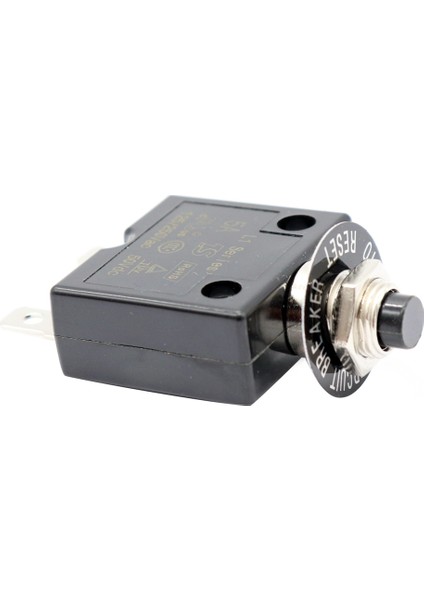 1x 5A Devre Kesici 12V/24V Basma Düğmesi Sıfırlanabilir Termal Devre Kesici Su Geçirmez Kapaklı Panel Montajı (Yurt Dışından) fırsatları