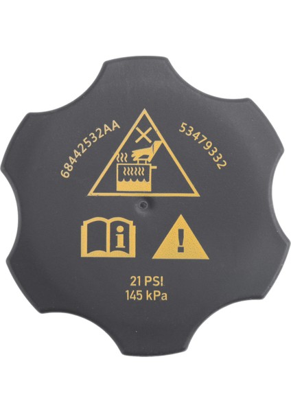 68249136AA Chrysler Dodge Jeep Ram Motor Soğutma Suyu Şişesi Rezervuar Kapağı Kapağı 68442532AA (Yurt Dışından)