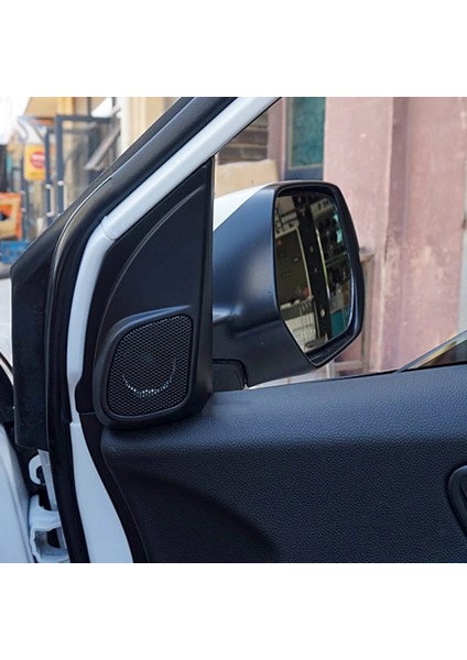 Araba Kapı Paneli Ses Korna Kapağı Tweeter Üç Köşeli Hoparlör Hoparlör Kapağı Döşeme Honda Cr-V 2012-2016 (Yurt Dışından)