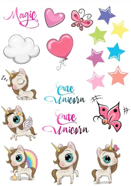 Unicorn Sticker Set