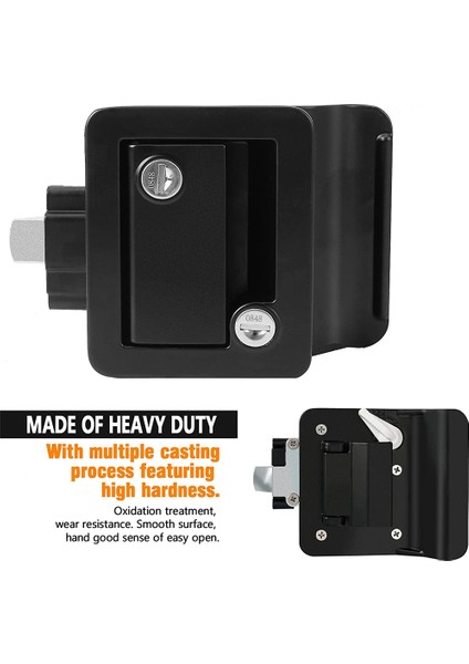 Karavan Seyahat Römork Giriş Kapısı Kilidi, Kürek Kilitli Kampçı Kapı Mandalı, Kargo Taşıyıcı At Römork Kamyonu Için Karavan Kolu (Yurt Dışından) modelleri