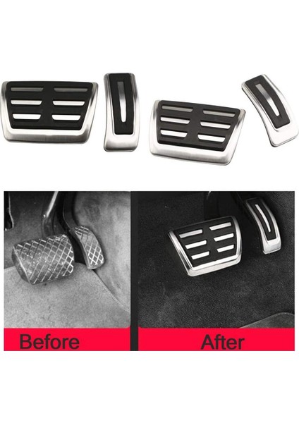 Araba Pedalları Yakıt Fren Ayak Dayama Pedalı Kılıfı Audi A4 B8 A6 A7 A8 S4 Rs4 A5 S5 Rs5 8t Q5 Sq5 8r Oto Aksesuarları (Yurt Dışından) fiyatları