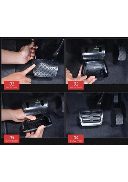 Araba Pedalları Yakıt Fren Ayak Dayama Pedalı Kılıfı Audi A4 B8 A6 A7 A8 S4 Rs4 A5 S5 Rs5 8t Q5 Sq5 8r Oto Aksesuarları (Yurt Dışından) modelleri