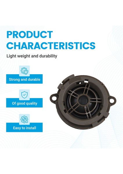 Araba Hoparlör Tweeter Başlığı 6562CR 9666402780 Peugeot 307 408 508 Citroen C5 Ds 308 Için (Yurt Dışından)