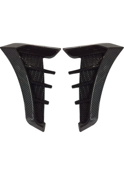 Araba Ayırıcı Spoiler Modifikasyonu Yan Ağ Havalandırma Izgarası Çamurluk Dekoratif Yan Çamurluk Çıkışı Aksesuarları (Yurt Dışından)