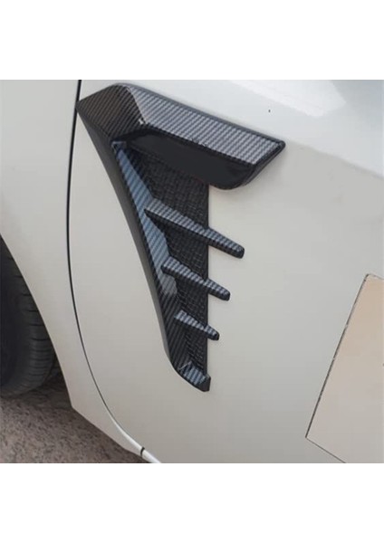 Araba Ayırıcı Spoiler Modifikasyonu Yan Ağ Havalandırma Izgarası Çamurluk Dekoratif Yan Çamurluk Çıkışı Aksesuarları (Yurt Dışından) fırsatları