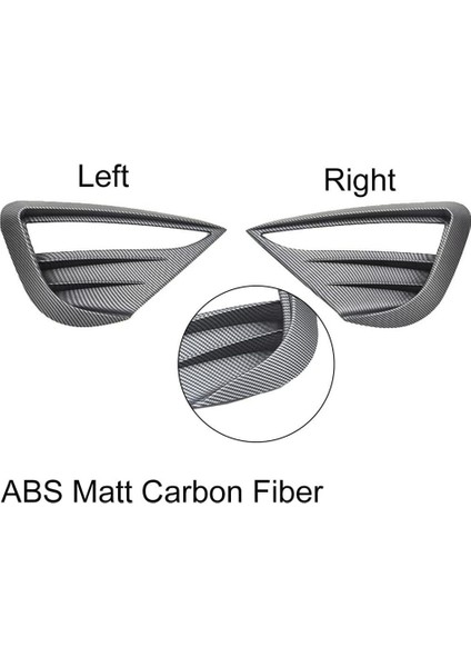 Tesla Model Y 2021 2022 2023 Araba Sis Lambası Spoiler Bıçak Trim Koruyucu Kapak Dekorasyon Çıkartması Aksesuarları (Yurt Dışından) indirimleri