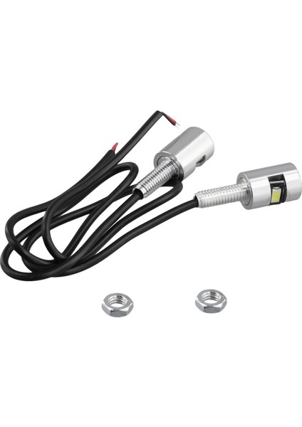 2x Krom 5630 Motosiklet Vida Cıvata Lambası Araba Evrensel Plaka Lambası 12V (Yurt Dışından)