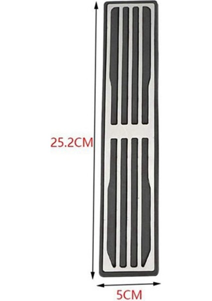 2016-2019 Leopard Xe Xf E-Pace F-Pace Range Rover Velar Footrest Çelik Ayak Dayanağı Ölü Pedal Kapak Aksesuarları (Yurt Dışından)