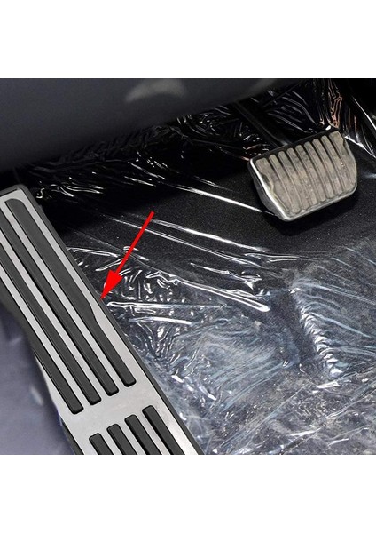 2016-2019 Leopard Xe Xf E-Pace F-Pace Range Rover Velar Footrest Çelik Ayak Dayanağı Ölü Pedal Kapak Aksesuarları (Yurt Dışından)