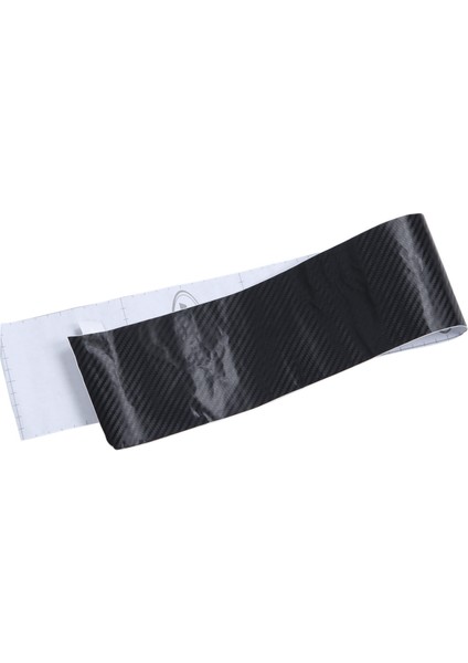 Araba Araç Dıy 3D Karbon Fiber Vinil Wrap Rulo Şerit Etiket Çıkartması 70X10 cm Siyah (Yurt Dışından)