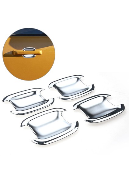 Araba Kapı Kolu Kase Kapağı Düzeltir Koruyucu Etiket Ford Bronco 2021 Için Kapı Dış Aksesuarları Krom (Yurt Dışından) modelleri