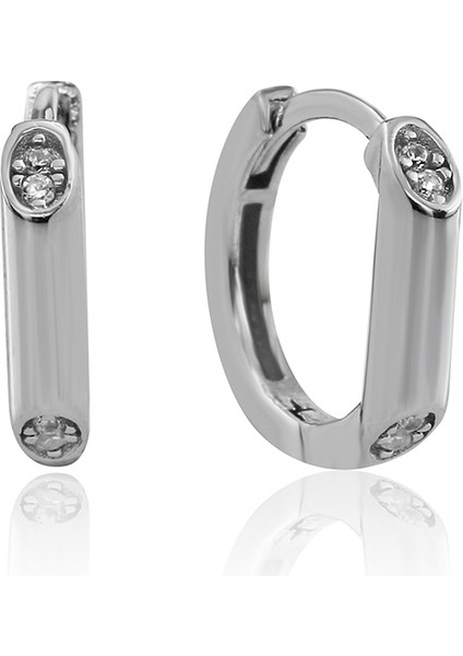 Kadın 925 Ayar Zirkon Taşlı Küpe fırsatları